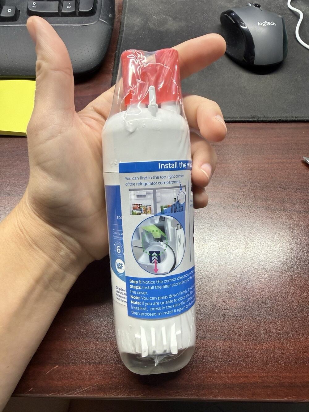 Waterdrop WD-F38 Refrigerator Water Filter replace EDR1RXD1 W10295370A W10295370